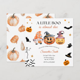Halloween Pumpkin Baby Dusche Einladung
