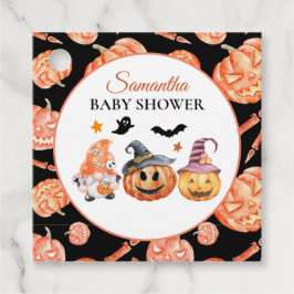 Halloween Pumpkin Baby Dusche Geschenkanhänger