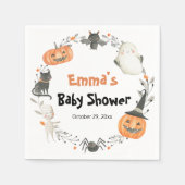 Halloween Pumpkin Baby Duschpapier Napkin Serviette (Vorderseite)