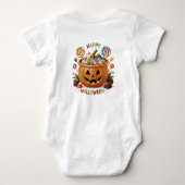 Halloween Pumpkin Baby Strampler (Rückseite)