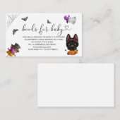 Halloween Pumpkin Babyduschbücher für das Baby Begleitkarte (Vorne/Hinten)