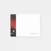 Halloween Pumpkin Background Post-it Klebezettel (Vorderseite)