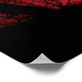 Halloween Pumpkin Background Poster (Ecke)