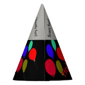 Halloween Pumpkin Balloons Boo Birthday Hats Partyhütchen (Rückseite)