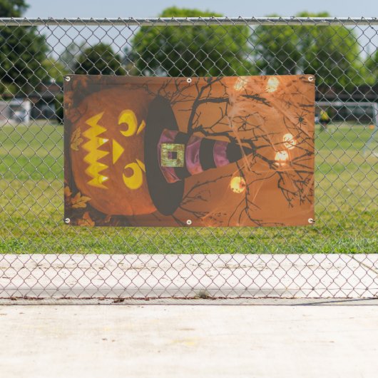 Halloween Pumpkin Banner (Insitu)