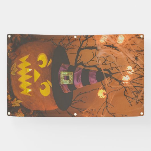 Halloween Pumpkin Banner (Horizontal)