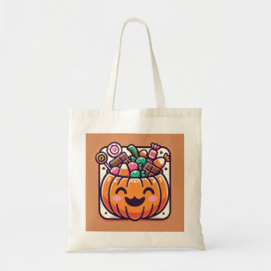 Halloween Pumpkin Basket Öko Bag Tragetasche