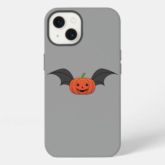 Halloween Pumpkin Bat iPhone Hülle (Rückseite)