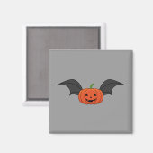 Halloween Pumpkin Bat Magnet (Vorderseite/Rückseite)
