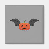 Halloween Pumpkin Bat Magnet (Vorne)