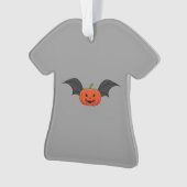 Halloween Pumpkin Bat Ornament (Vorderseite)