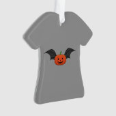 Halloween Pumpkin Bat Ornament (Vorderseite)
