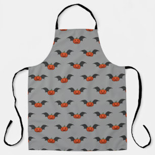 Halloween Pumpkin Bat Schürze