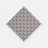 Halloween Pumpkin Bat Serviette (Ecke)