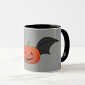 Halloween Pumpkin Bat Tasse (VorderseiteRechts)