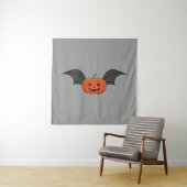 Halloween Pumpkin Bat Wandteppich (Beispiel)