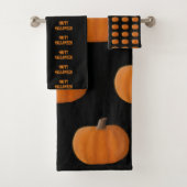 Halloween Pumpkin Bath Handtuch Set (Insitu)