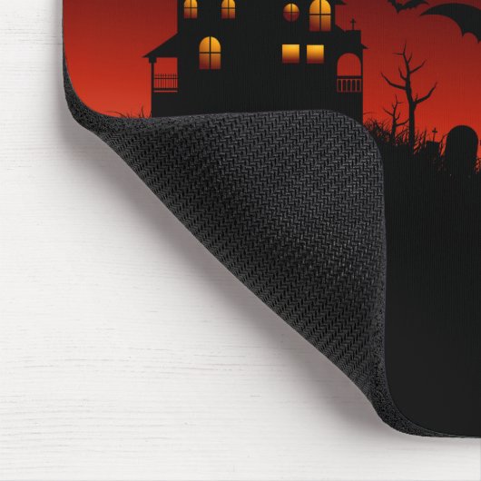 Halloween Pumpkin Bats & Hexen #1 Mousepad (Ecke)