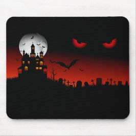 Halloween Pumpkin Bats & Hexen #1 Mousepad