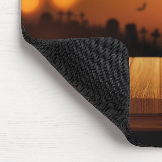 Halloween Pumpkin Bats & Hexen #3 Mousepad (Ecke)