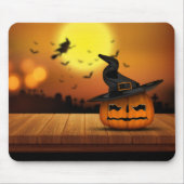 Halloween Pumpkin Bats & Hexen #3 Mousepad (Vorne)