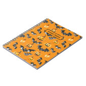 Halloween Pumpkin Bats Notizblock (Linke Seite)