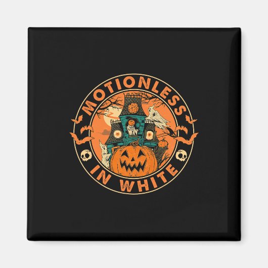 Halloween Pumpkin Beängstigend Fun Motionlesses in Magnet (Vorne)