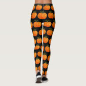 Halloween Pumpkin Beängstigend Niedliches Muster O Leggings (Rückseite)