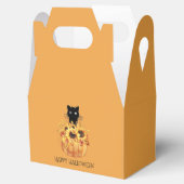 Halloween Pumpkin Black Cat Fevor Box Geschenkschachtel (Geöffnet)