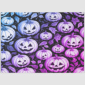 Halloween Pumpkin Black Gift Seidenpapier (Vorderseite)