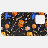 Halloween Pumpkin Blue Hexenhut iPhone Case Mate (Rückseite (Horizontal))