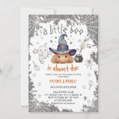 Halloween Pumpkin Boo Babydusche Einladung (Vorderseite)