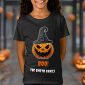 Halloween Pumpkin "BOO" - Personalisierter Name T-Shirt