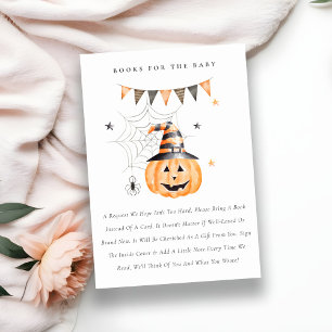 Halloween Pumpkin Books for Baby Shooting Begleitkarte