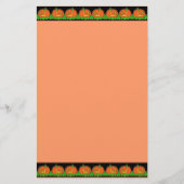Halloween Pumpkin Border Briefpapier (Vorderseite)