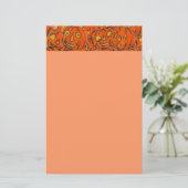 Halloween Pumpkin Border Briefpapier (Stehend Vorderseite)