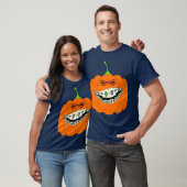 Halloween Pumpkin Braces Orthodontics Horror T-Shirt (Unisex)