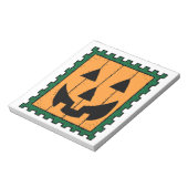 HALLOWEEN PUMPKIN BRIEFMARKE NOTIZBLOCK (Rotiert)