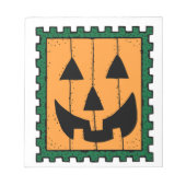 HALLOWEEN PUMPKIN BRIEFMARKE NOTIZBLOCK (Vorderseite)