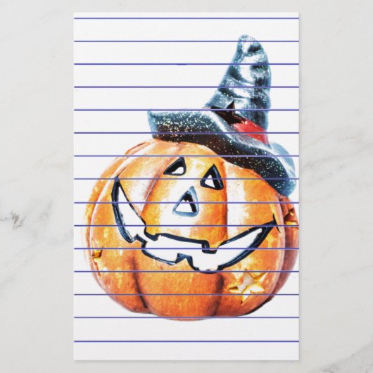 Halloween Pumpkin Briefpapier (Vorderseite)