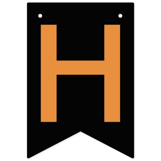 Halloween Pumpkin Bunting Banner (Zweite Fahne)