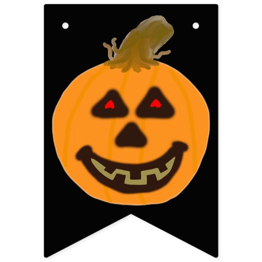 Halloween Pumpkin Bunting Banner (Erste Fahne)