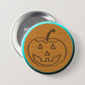 Halloween Pumpkin Button (Vorne & Hinten)