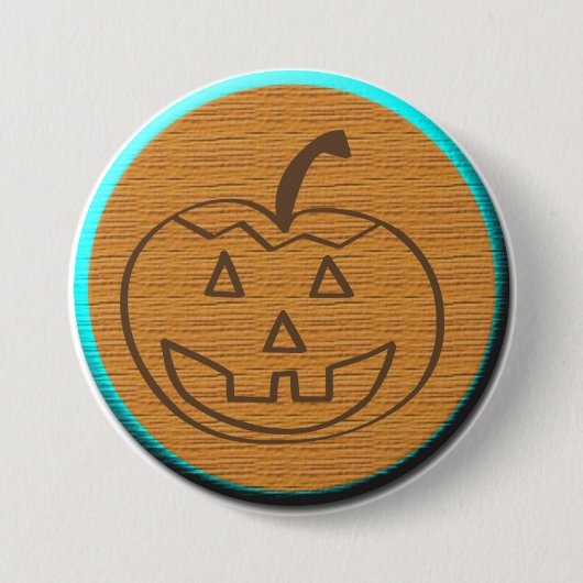 Halloween Pumpkin Button (Vorderseite)