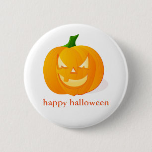 Halloween Pumpkin Button
