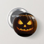 Halloween Pumpkin, Button (Vorne & Hinten)