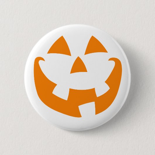 Halloween Pumpkin Button (Vorderseite)