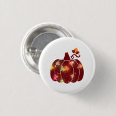 Halloween Pumpkin Button (Vorne & Hinten)