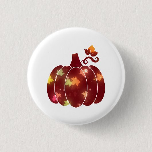 Halloween Pumpkin Button (Vorderseite)