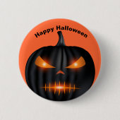 Halloween Pumpkin-Button Button (Vorderseite)